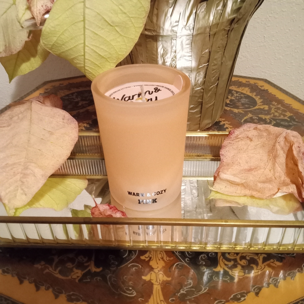PINK scent candle